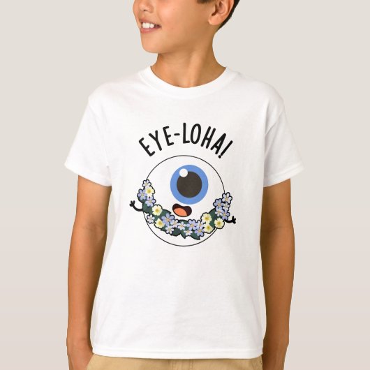 Oogloha Funny Eye Pun T-shirt (Voorkant)