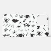 Oogmotief: Trendy patroon Case-Mate iPhone Case (Achterkant (horizontaal))