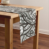 Oogogen Zie je zwart-wit oog Korte Tafelloper (Voorbeeld)