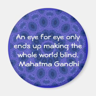 Oogoog ... Gandhi-citaat Magneet