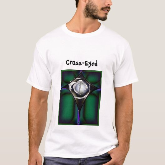 Oogoog, kruisogen t-shirt (Voorkant)