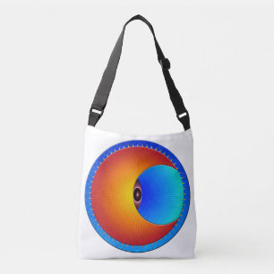 Oogoog van de zonnewszak crossbody tas