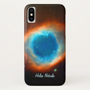 Oogoog van God Helix Nebula, Galaxies en sterren iPhone X Hoesje