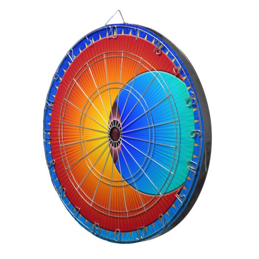 Oogoog van het zondartboard dartbord (Voorkant Rechts)