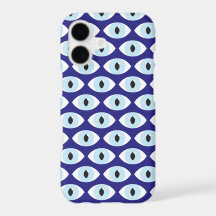 Oogpatroon iPhone Hoesje | Diep Indigo