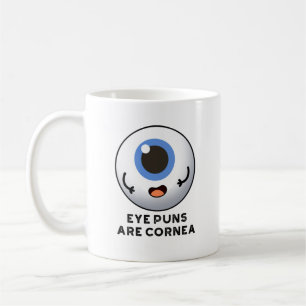 Oogpuns zijn cornea grappige lichaam woordspeling koffiemok