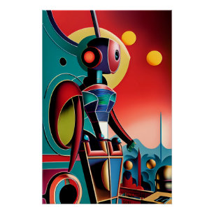 Oogrobot - Ken Gage Surreal Art Perfect Poster