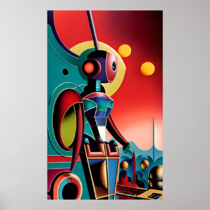 Oogrobot - Ken Gage Surreal Art Poster