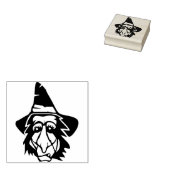 Oogse heksenzijde, kunstzegel 	rubberstempel (Gestempeld)