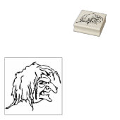 Oogse kunstzegel voor verduistering rubberstempel (Gestempeld)