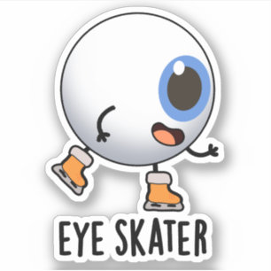 Oogskater Funny Ice Skun Sticker