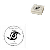 Oogspecialist optometrist 	rubberstempel (Gestempeld)