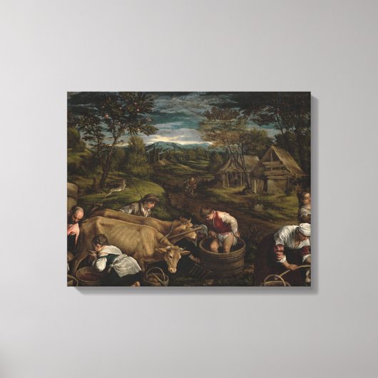 Oogst, 1576 canvas afdruk (Voorkant)