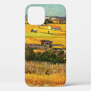 Oogst bij La Crau, Montmajour door Vincent van Gog iPhone 12 Hoesje