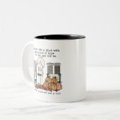 Oogst Blessing Tweekleurige Koffiemok (Voorkant links)