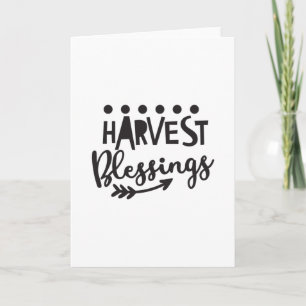 Oogst Blessings Kaart