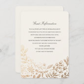 Oogst Bloemen Routebeschrijving/Informatie Kaart (Voorkant / Achterkant)