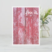 Oogst Boerderij Uitnodiging (Staand voorkant)