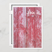 Oogst Boerderij Uitnodiging (Voorkant / Achterkant)