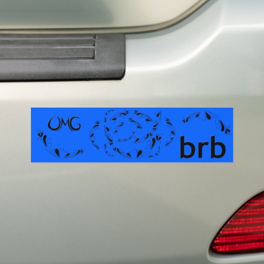 Oogst. Bumpersticker (Op auto)