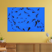 Oogst. Canvas Afdruk (Insitu (Woonkamer))