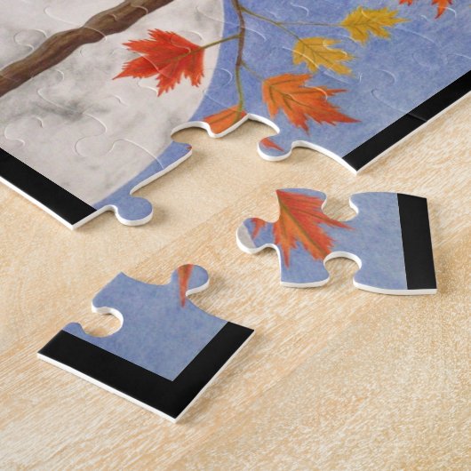 Oogst Crows Puzzle Legpuzzel (Zijkant)