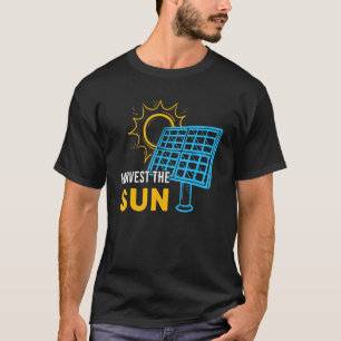 Oogst de draagbare zonnepanelen van de zon t-shirt
