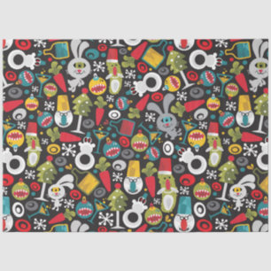 Oogst en gelukkig nieuwjaar tissuepapier