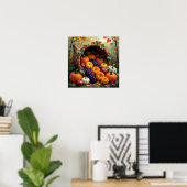 Oogst en Zegen Overvloed Hoorn Poster (Thuiskantoor)