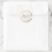 Oogst Flowers Wedding Ronde Sticker (Tas)