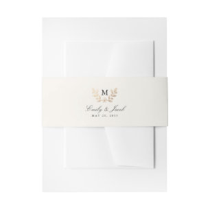 Oogst Flowers Wedding Uitnodigingen Wikkel