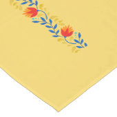 Oogst Goud Mexicaans Geïnspireerd Bloemen Tafel Ru Korte Tafelloper (Hoek)