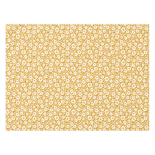 Oogst gouden  bloem met cascade-tablet tafelkleed (Voorkant (Horizontaal))