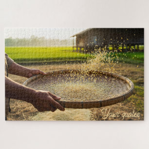 Oogst Graan, Rijstveld Legpuzzel
