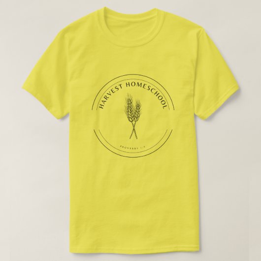 Oogst Homeschool Volwassen T-shirt (Design voorkant)