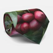 *Oogst in bloei: koffiebonen aan de boom Stropdas (Opgerold)