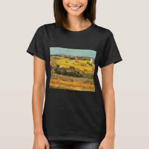 Oogst in La Crau, Montmajour door Vincent van Gogh T-shirt