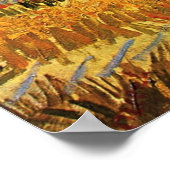 Oogst in La Crau - van Gogh Poster (Hoek)