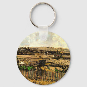 Oogst in Provence Montmajour door Vincent van Gogh Sleutelhanger
