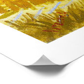 Oogst landschap met Blue Cart Vincent Van Gogh Poster (Hoek)