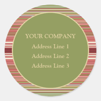 Oogst Moon Green H Envelope Seal Ronde Sticker