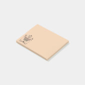 Oogst Moon Moth Post-it® Notes (Schuin)