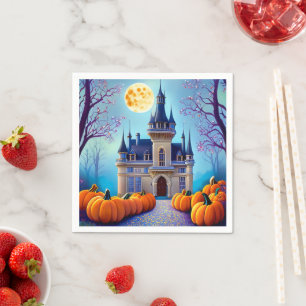 Oogst Moon Pumpkin Castle Paper Servet