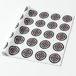 Oogst op het doel - Bullseye Print Cadeaupapier