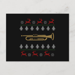Oogst op kerst - Trumpet Briefkaart