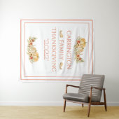 Oogst Pompoenen Bloemige Waterverf Wandkleed (In Situ (horizontaal))