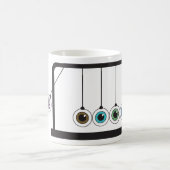 Oogst-Popping Newton's Cradle Mok (Center)