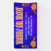 Oogst Pumpkin Trunk of Treat Banner (Verticaal)