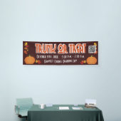 Oogst QR-code Trunk or Treat Spandoek (Beurs)