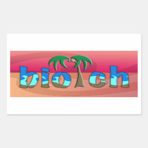 Oogst. Rechthoekige Sticker